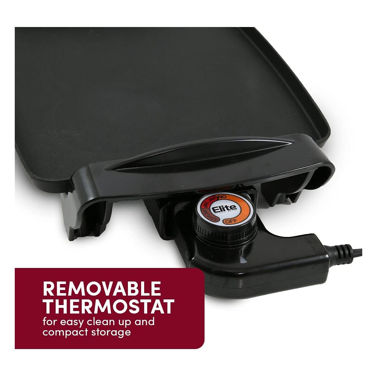 Elite Gourmet 10.5" x 8.5" Electric Griddle