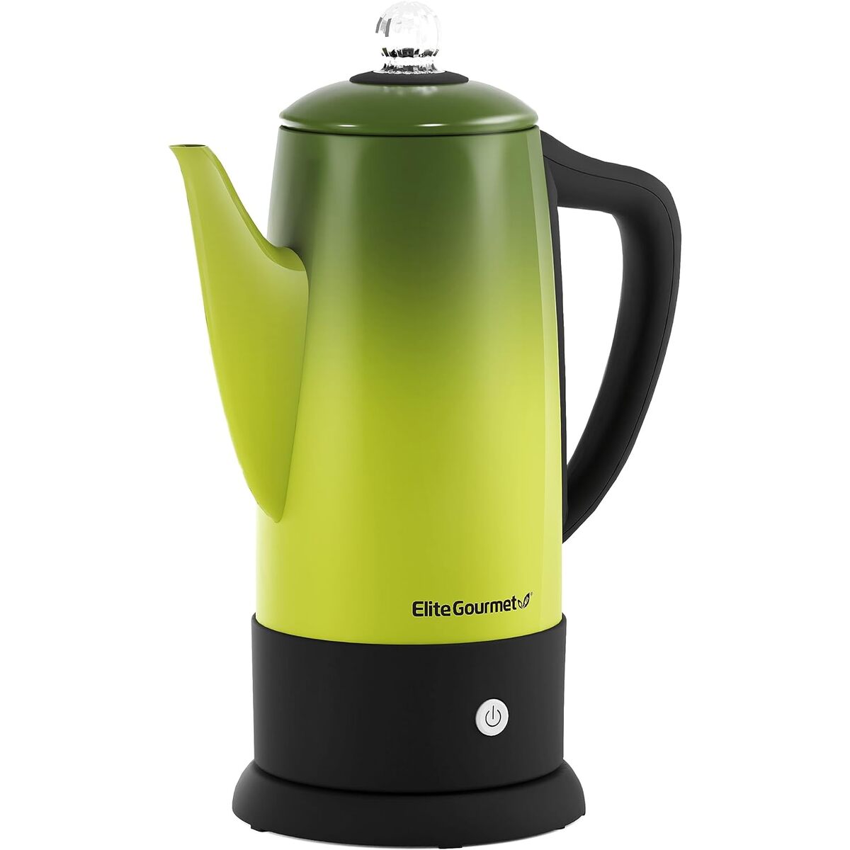 Elite Gourmet 12 Cup Stainless Steel Percolator with Auto Off