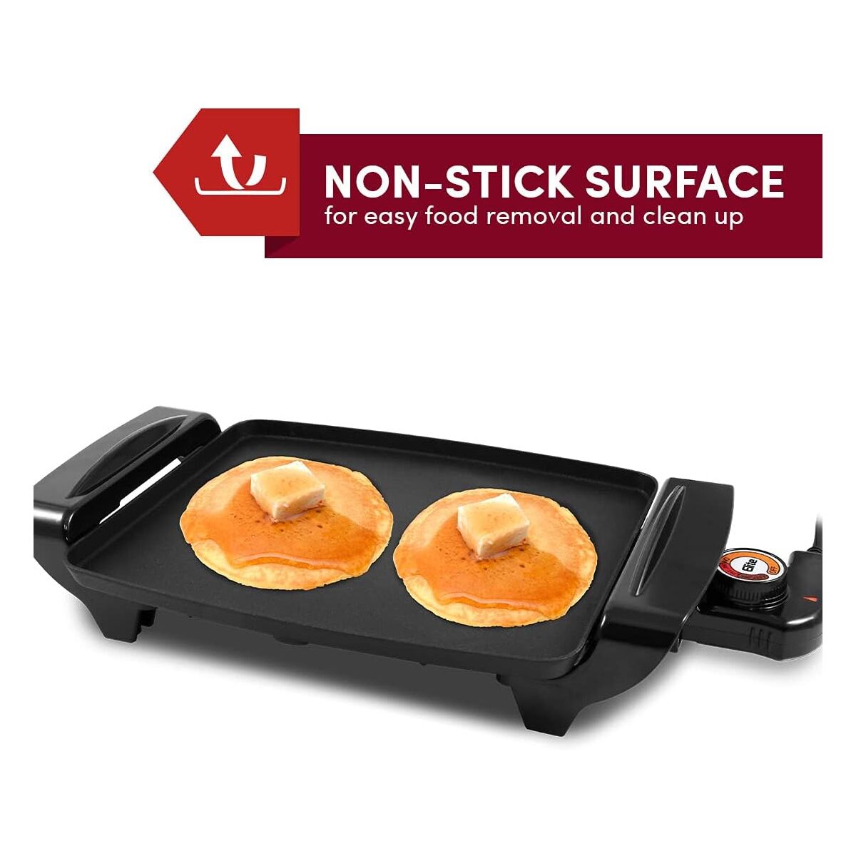 Elite Gourmet 10.5" x 8.5" Electric Griddle