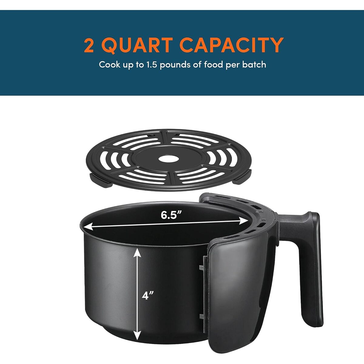 Elite Gourmet 2.1 Quart Digital Air Fryer