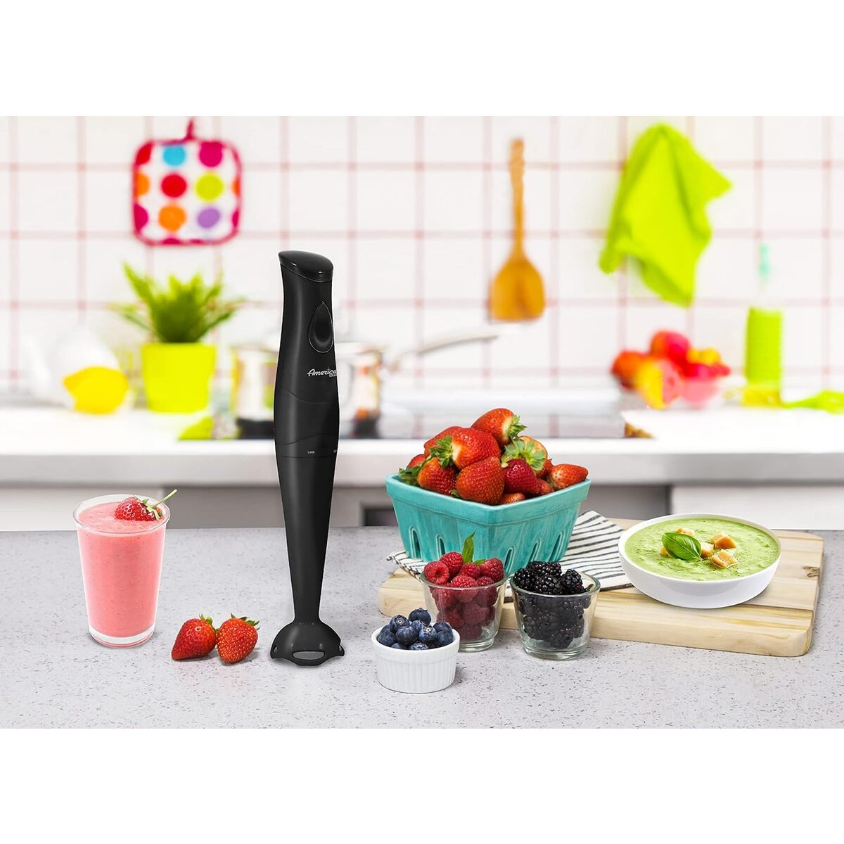 Elite Gourmet 150W Electric Hand Blender