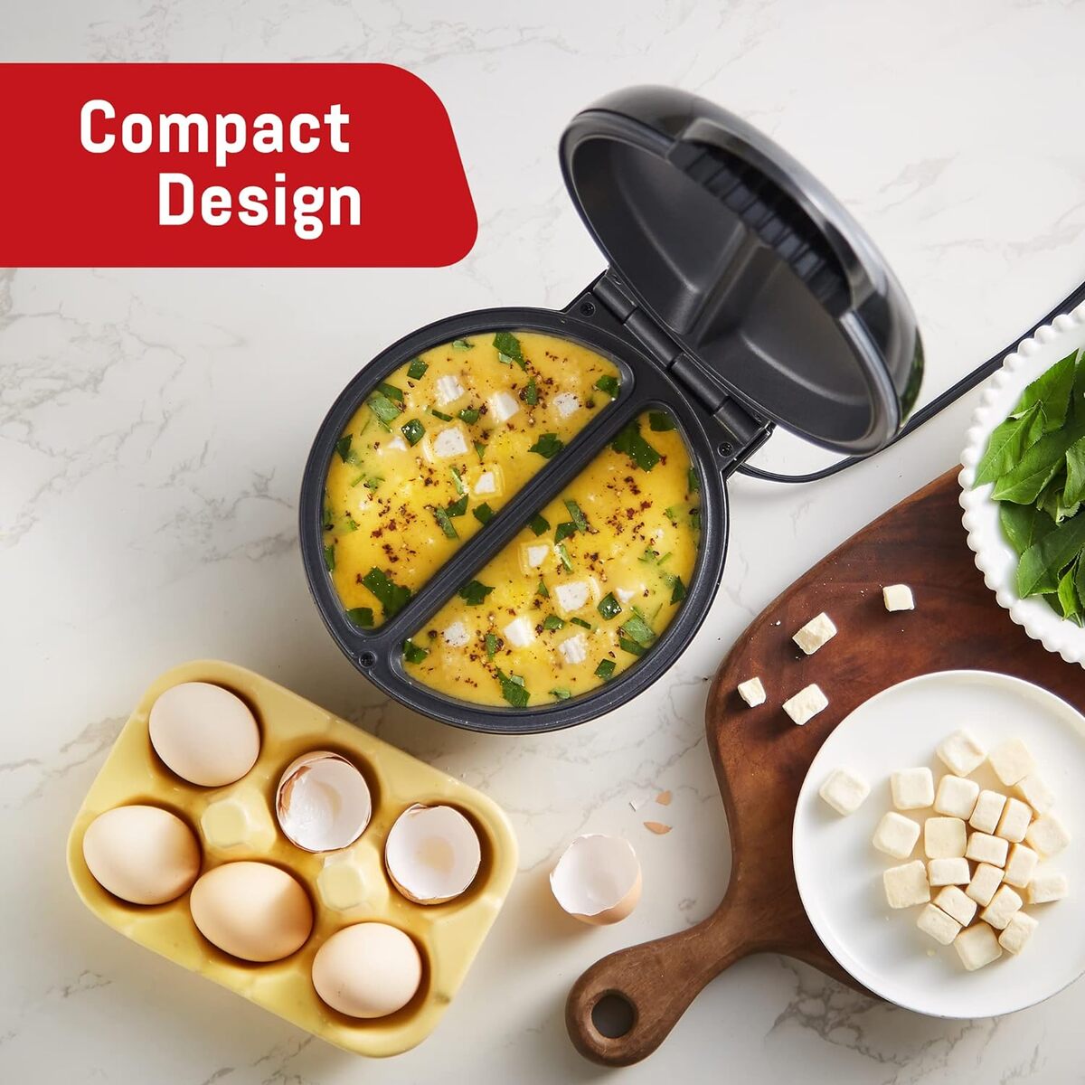 Elite Gourmet 6.5" Omelet Maker
