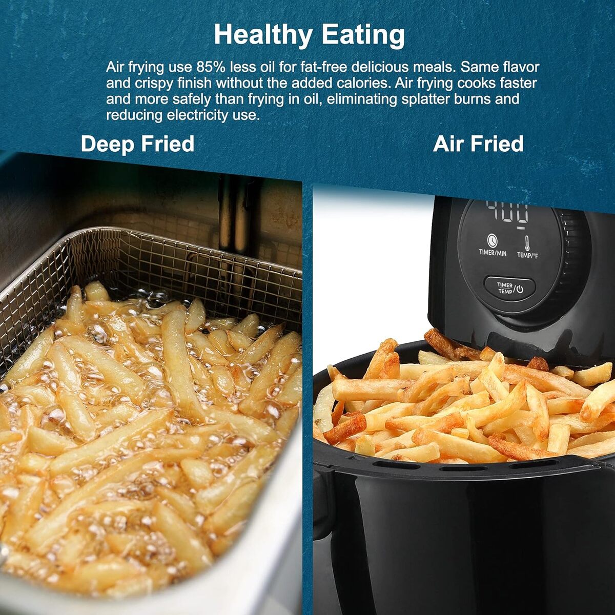 Elite Gourmet 2.1 Quart Digital Air Fryer