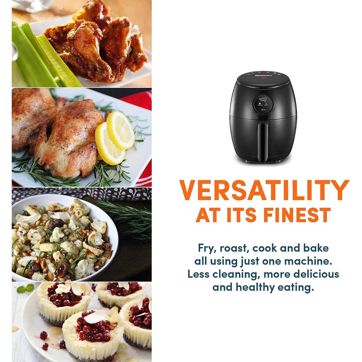 Elite Gourmet 2.1 Quart Digital Air Fryer
