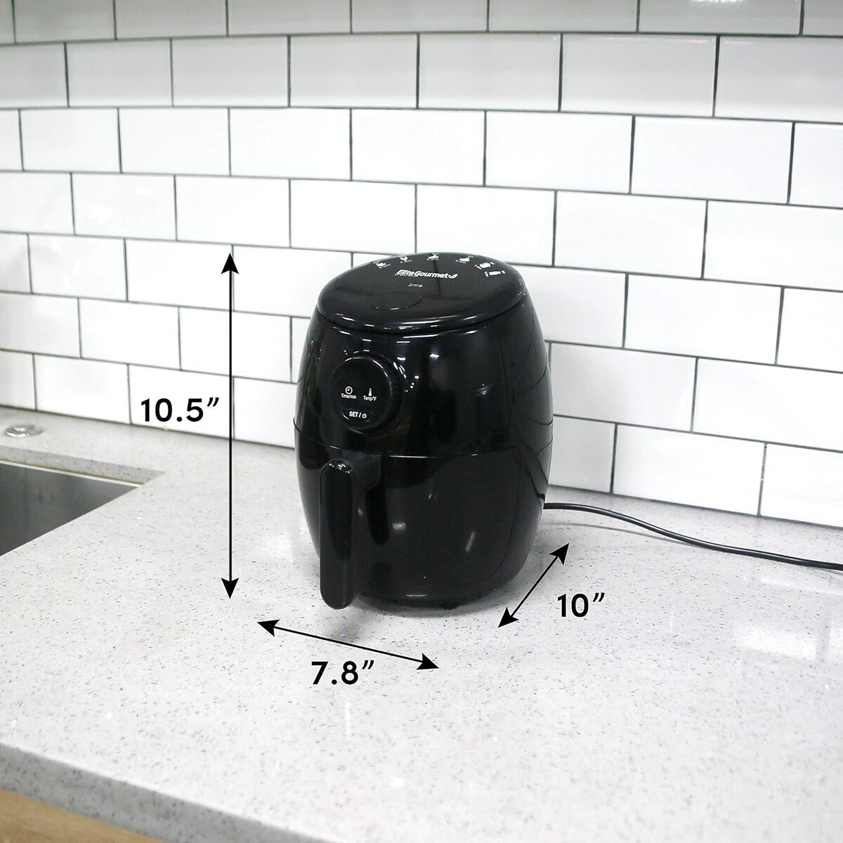 Elite Gourmet 2.1 Quart Digital Air Fryer