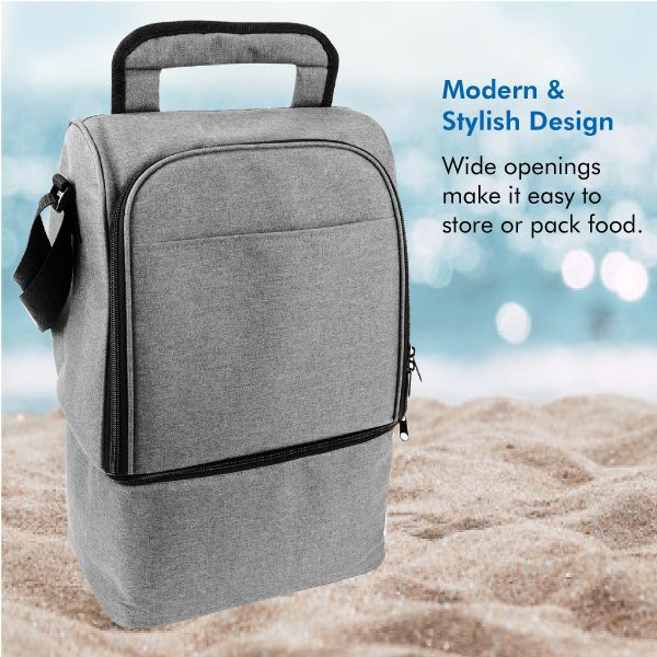 Nevis Insulated 2 Compartment Cooler Bag