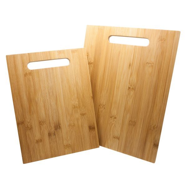 Grande Chef 2 pc Bamboo Cutting Board Set