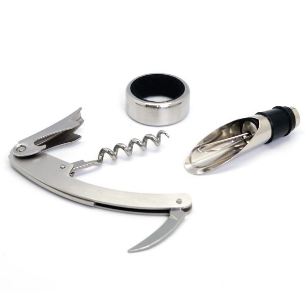 Brisbane 3 pc Wine Bottle Tool Set