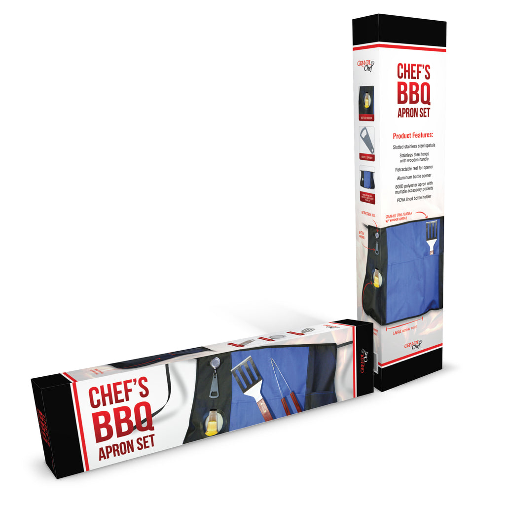 Chef's BBQ Apron Set