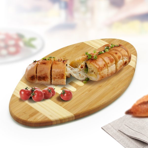 Grande Chef Bamboo Football Cutting Board