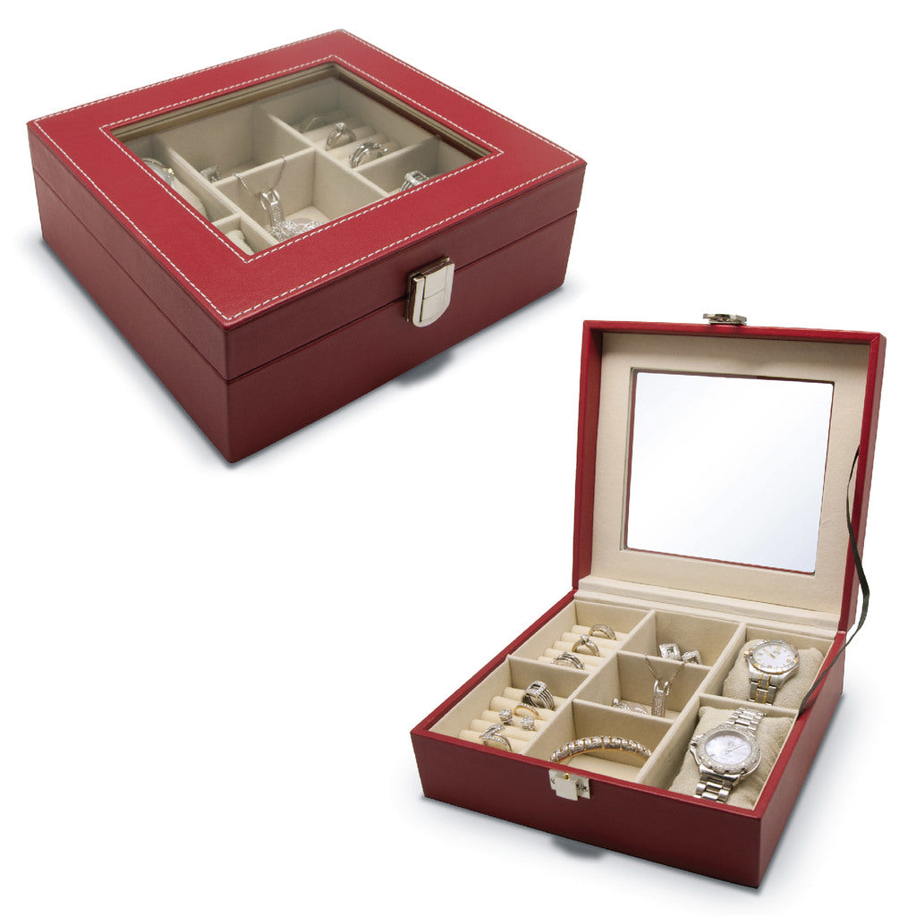 Ambrose Leatherette Jewelry Box
