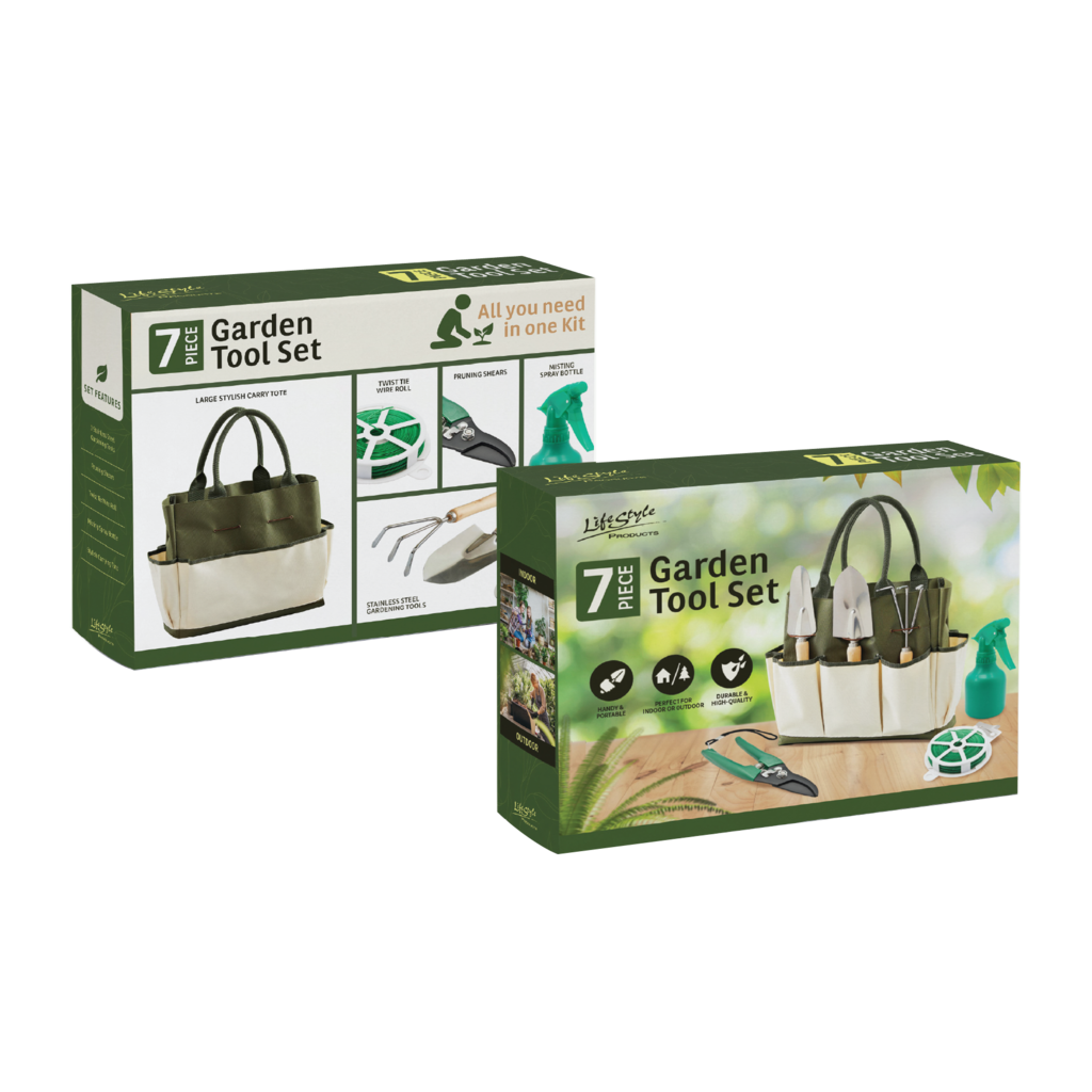 LifeStyle Products 7 pc Gardening Tool Set