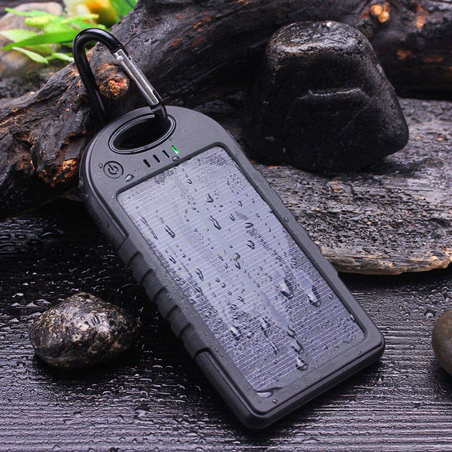 Blacksburg 4000 mAh Waterproof Solar Power Bank