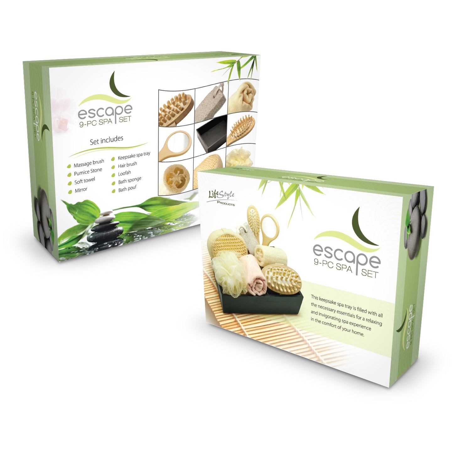 LifeStyle Products Escape 9 Piece Spa Set