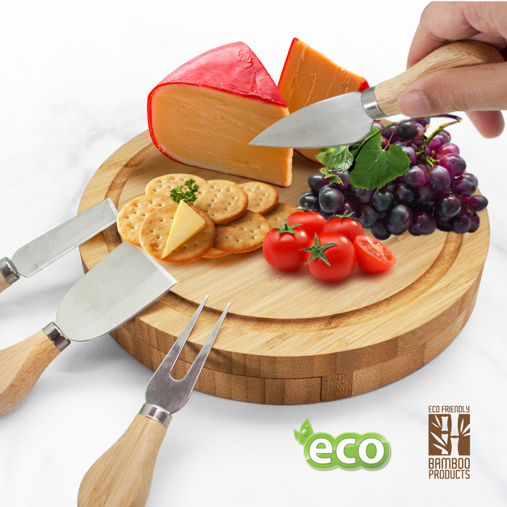 Grande Chef Seville 5 pc Bamboo Cheese Set