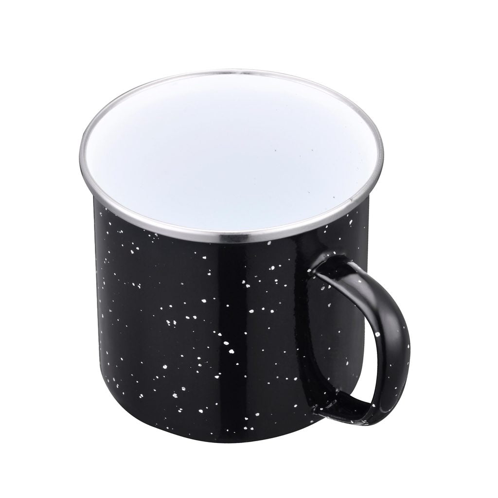 Cheyenne 16 oz Enamel Mug with Stainless Steel Rim