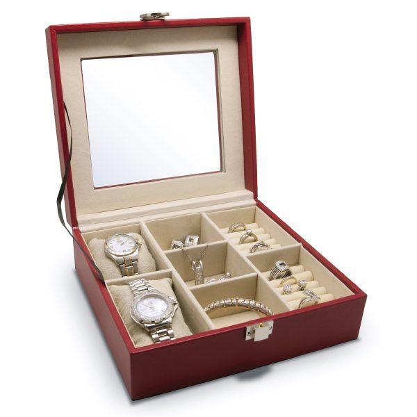 Ambrose Leatherette Jewelry Box