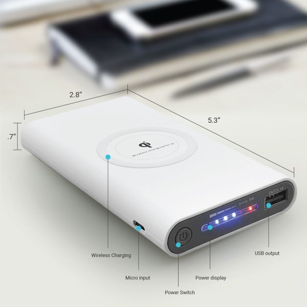 Portable Wireless Qi Power Bank