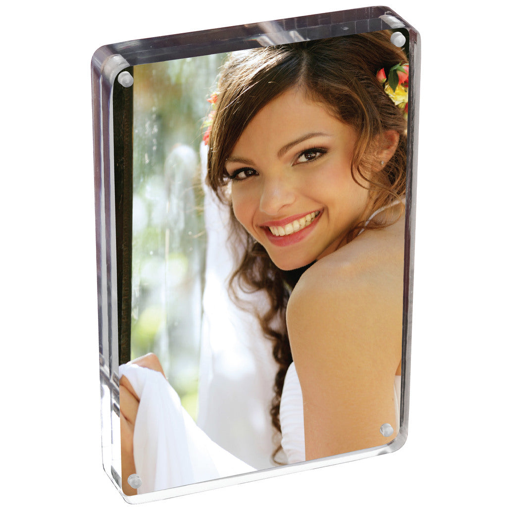 LifeStyle Products 4X6 Two Sided Acrylic Photo Frame
