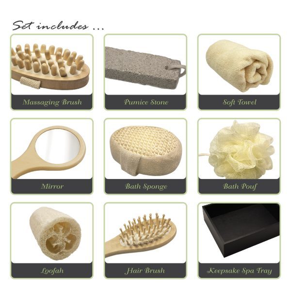 LifeStyle Products Escape 9 Piece Spa Set
