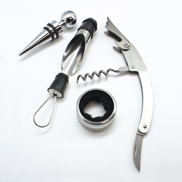 Campania Round 5 pc Wine Tool Set