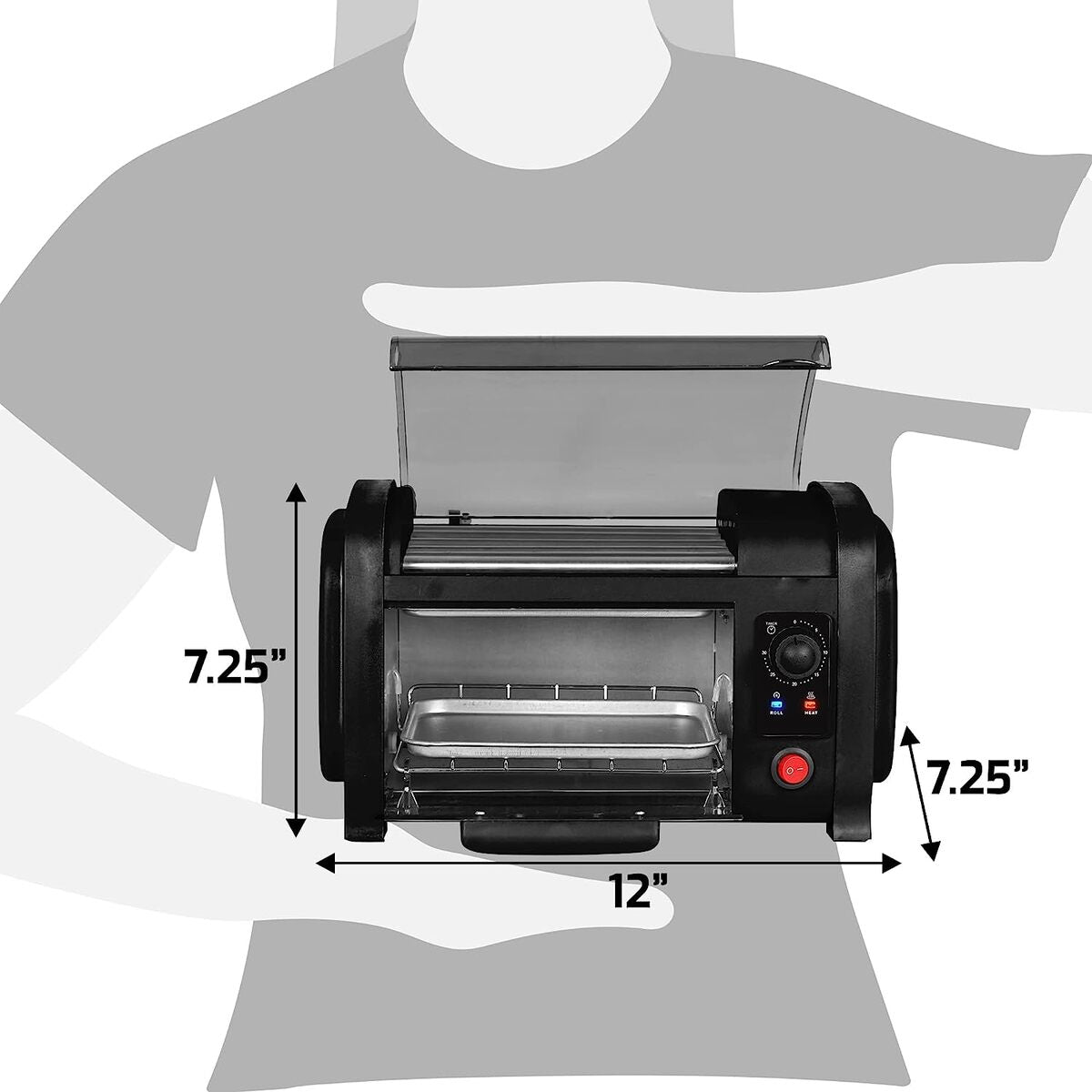 Elite Gourmet Hot Dog Roller Oven