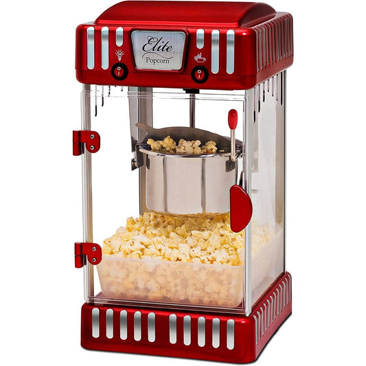 Elite Gourmet Table Top Popcorn Popper 2.5 Oz.