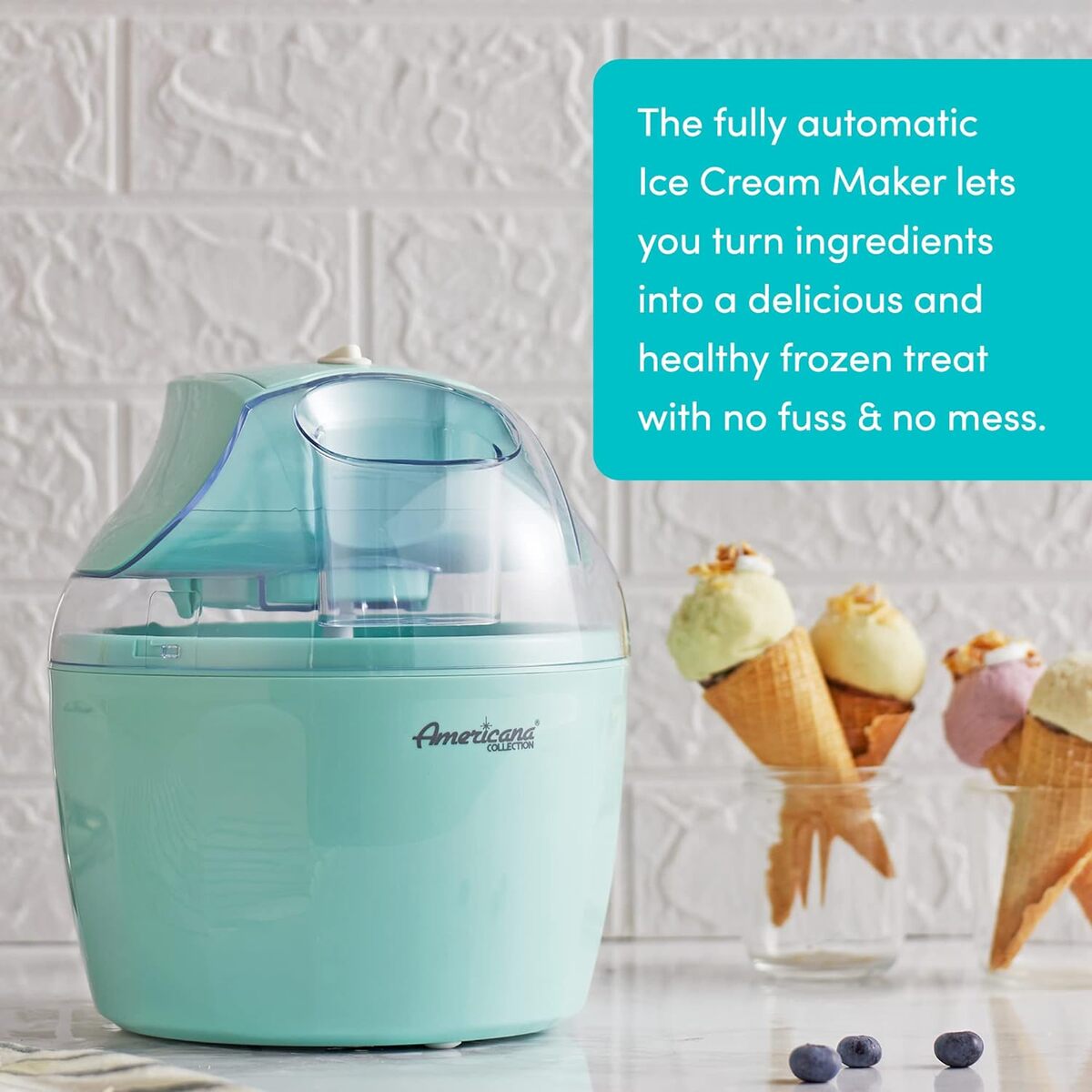 Elite Gourmet 1.5 Quart Ice Cream Maker