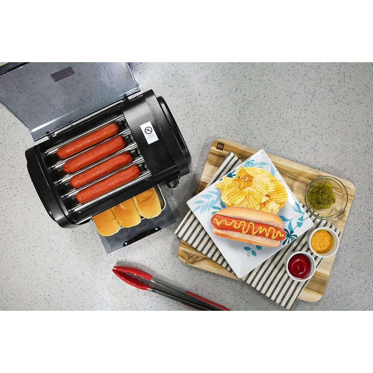 Elite Gourmet Hot Dog Roller Oven