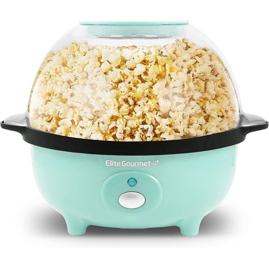 Elite Gourmet 3 Quart Popcorn Maker with Stirrer
