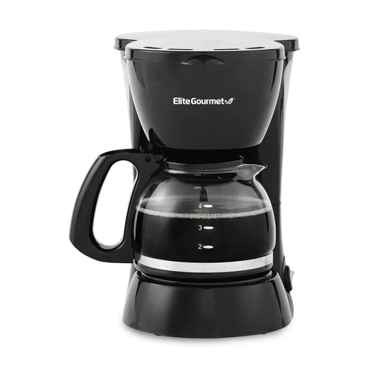 Elite Gourmet 4-Cup Automatic Brew & Drip Coffee Maker