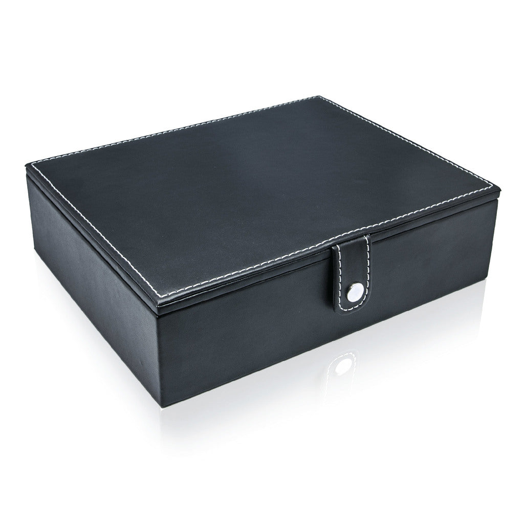 LifeStyle Products Leatherette Valet Box