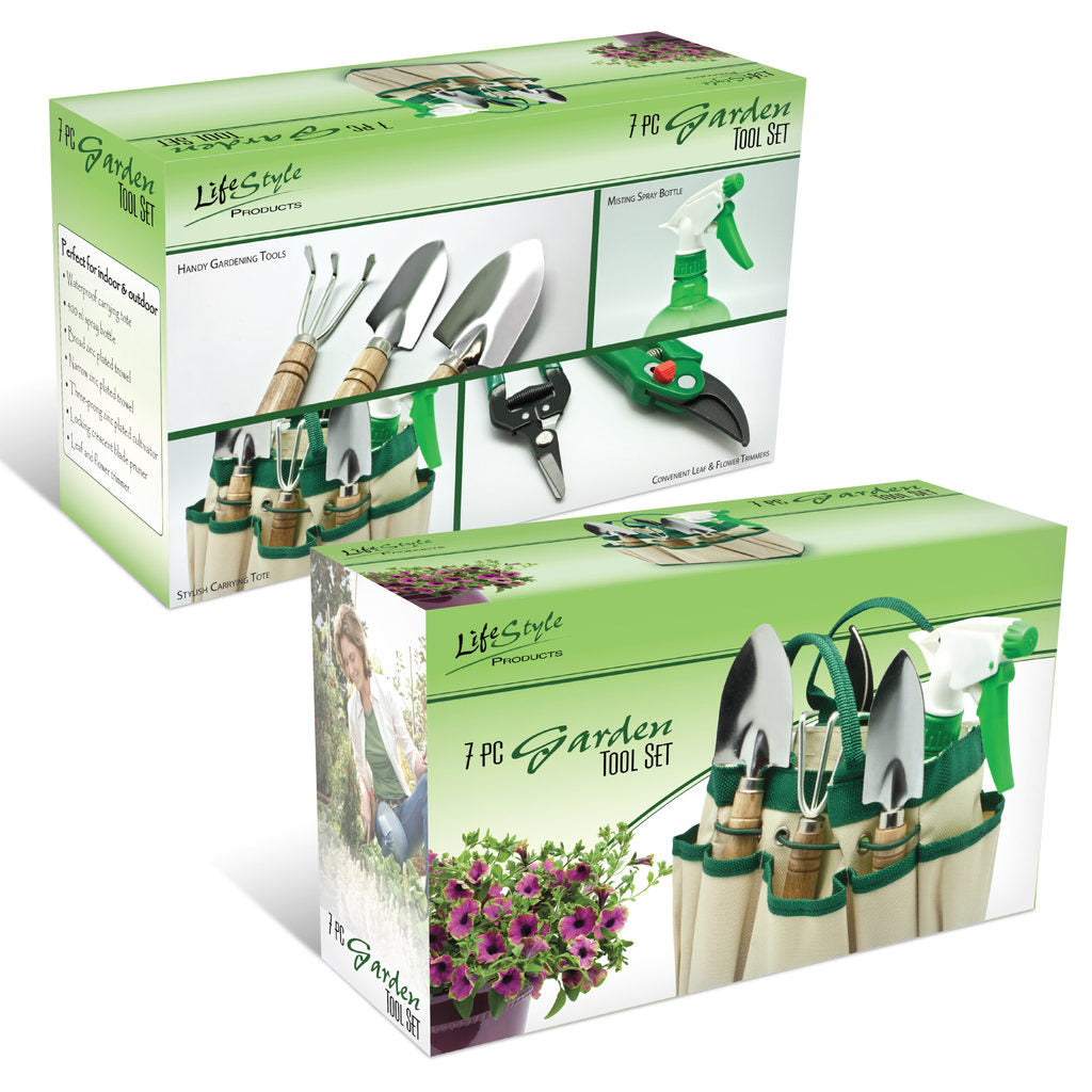 LifeStyle Products 7 pc Indoor Garden Tool Set