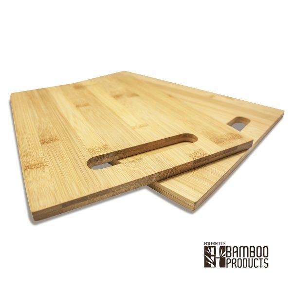 Grande Chef 2 pc Bamboo Cutting Board Set