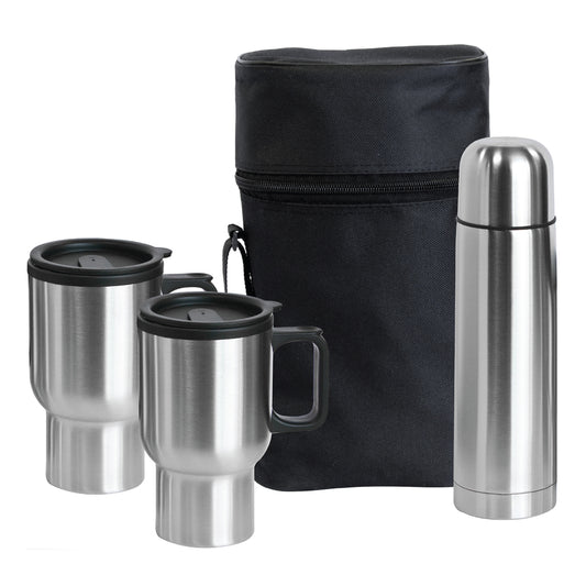 LifeStyle Products 4 pc Travel Drinkware Set