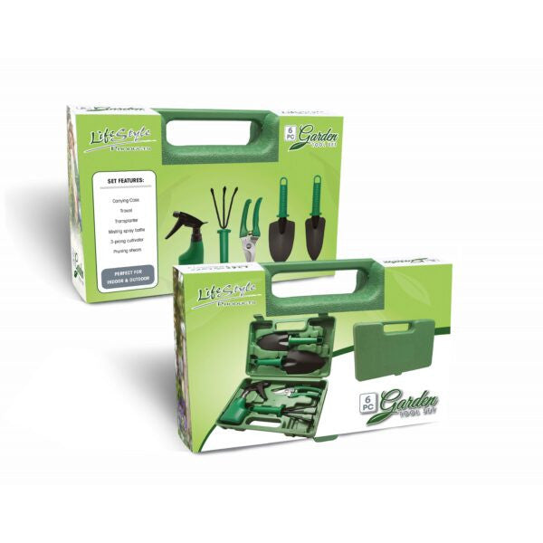 LifeStyle Products 6 pc Gardening Tool Set