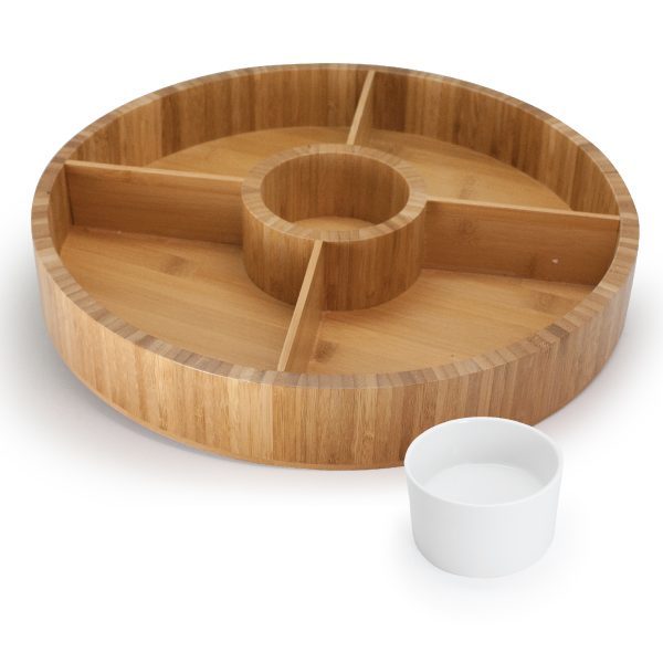 Grande Chef Large 2 pc Bamboo Serving Tray
