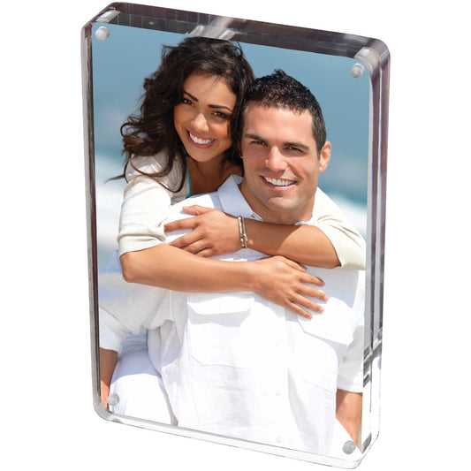 Two Sided Magnetic Acrylic Photo Frame 5 X 7
