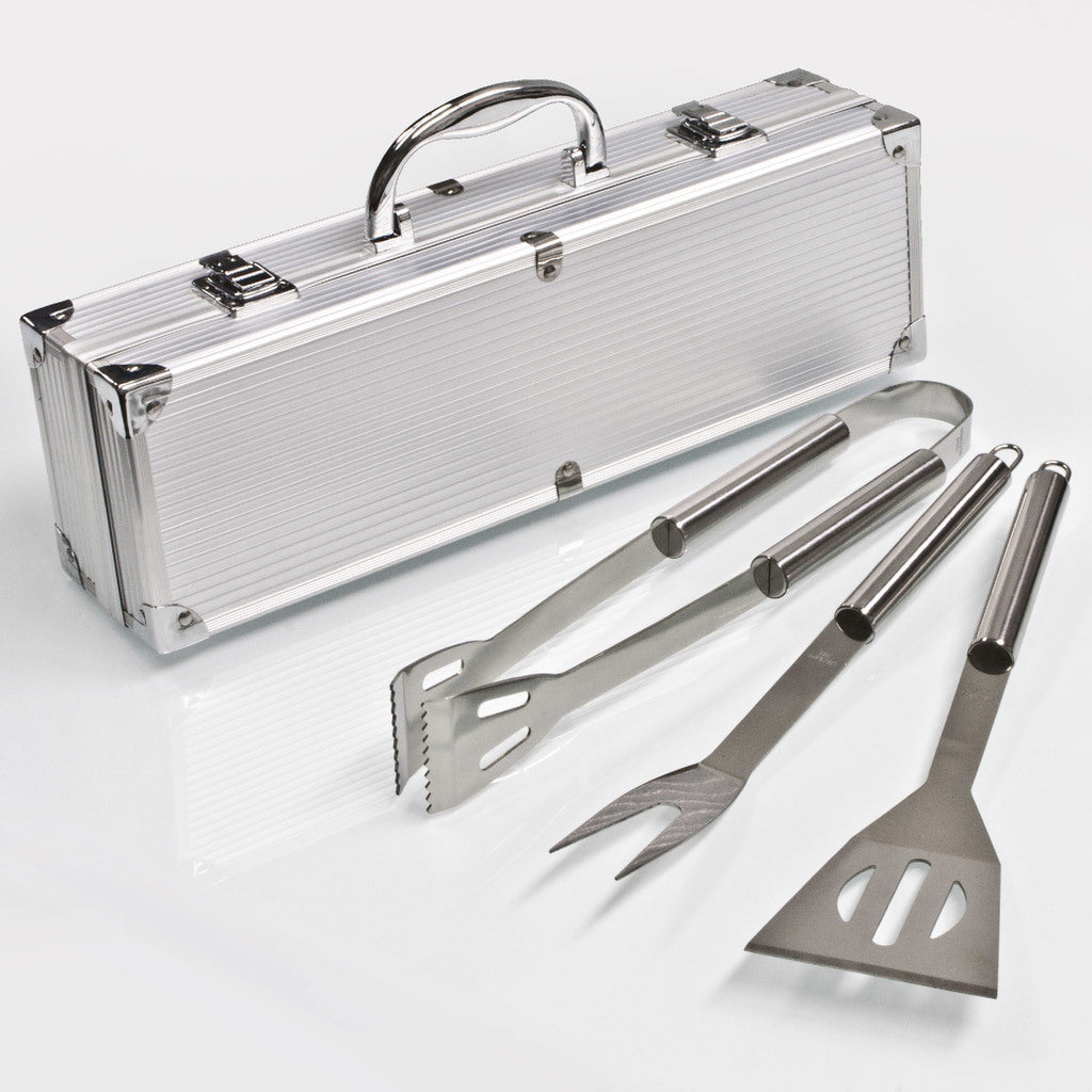 Grande Chef 3 pc Stainless Steel BBQ Tool Set – Velocity Deals