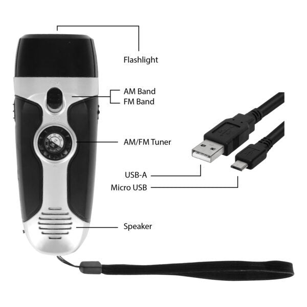 Lux Flashlight Radio and USB Charger