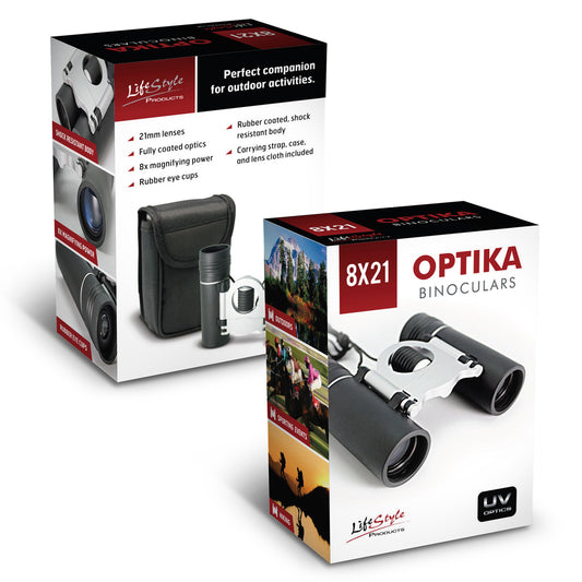 LifeStyle Products 8X21 Optika Binoculars