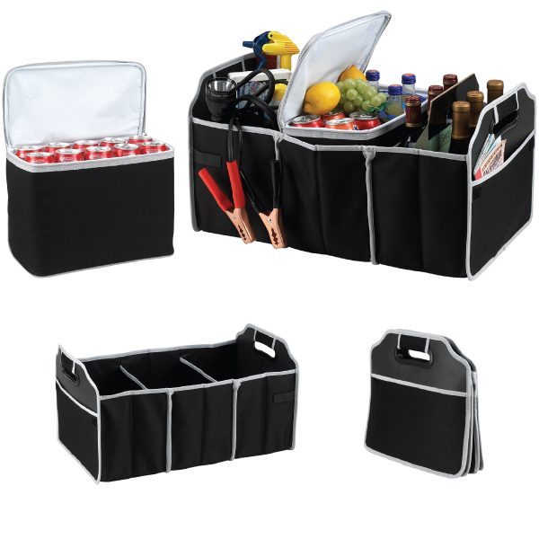 LifeStyle Products Auto Trunk Organizer with Removable Cooler