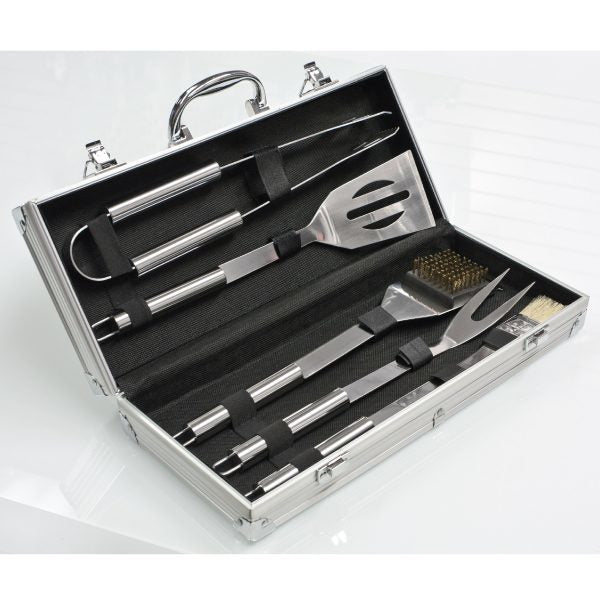 Grande Chef Deluxe 5 pc Stainless Steel BBQ Tool Set
