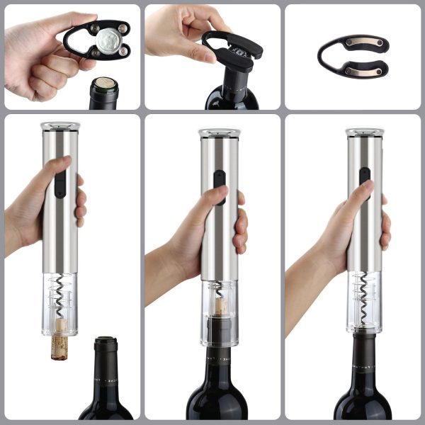 LifeStyle Products Neive Electric Wine Bottle Opener