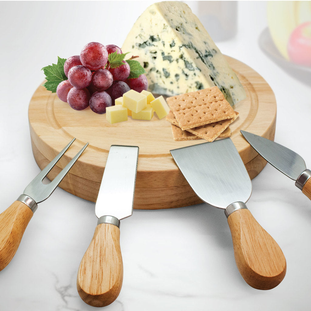 Grande Chef Madison 5 pc Cheese Set / Cutting Board