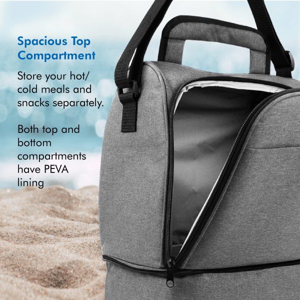 Nevis Insulated 2 Compartment Cooler Bag
