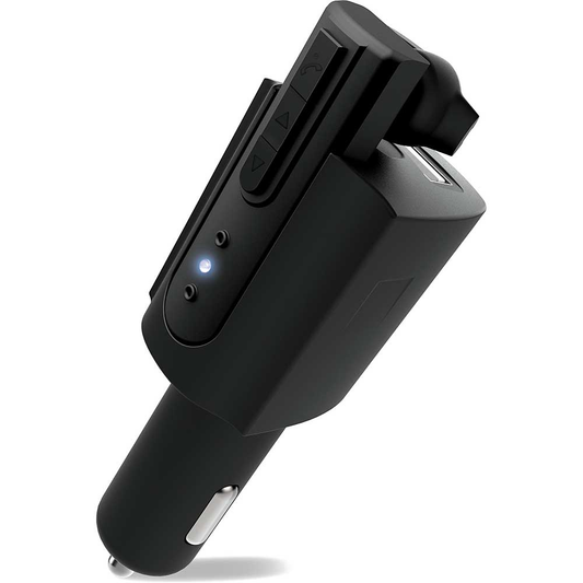 CAR AND DRIVER Universal USB Car Charger with Detachable Bluetooth Headset