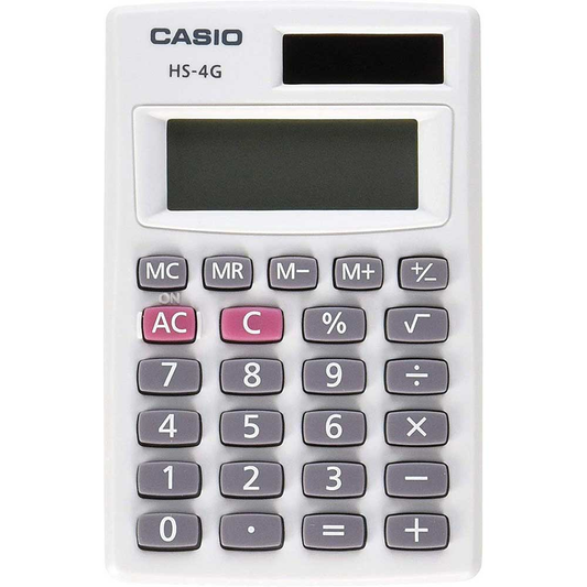 Casio Handheld Solar Calculator