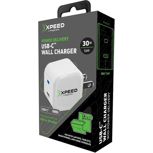 Chargeworx USB-C Wall Charger w/Power Delivery, White