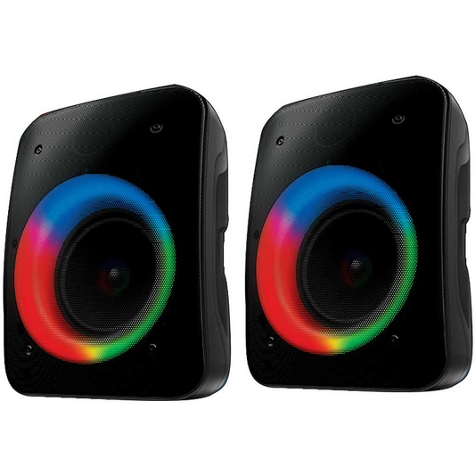 Coby 2 Pack True Wireless Party Speaker, Small